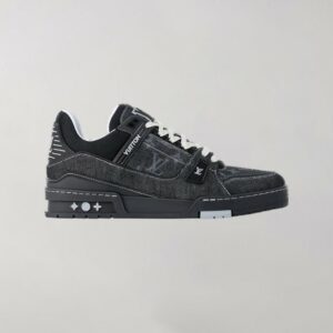 Louis Vuitton Trainer Black Denim