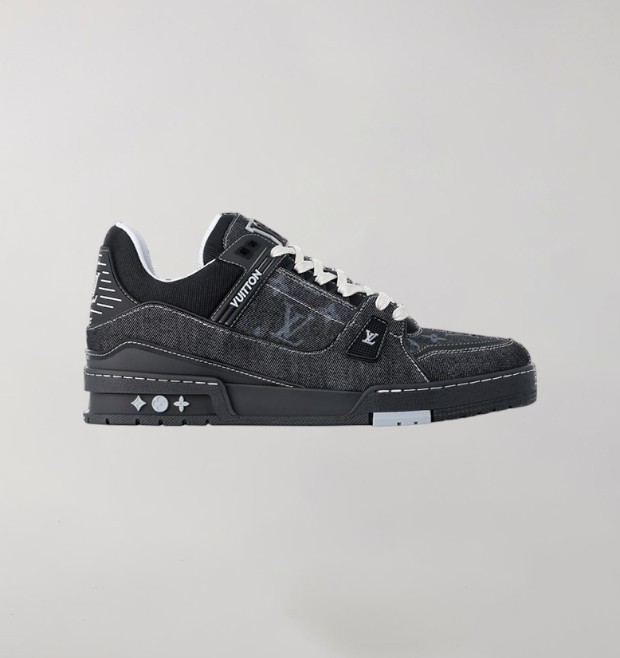 Louis Vuitton Trainer Black Denim