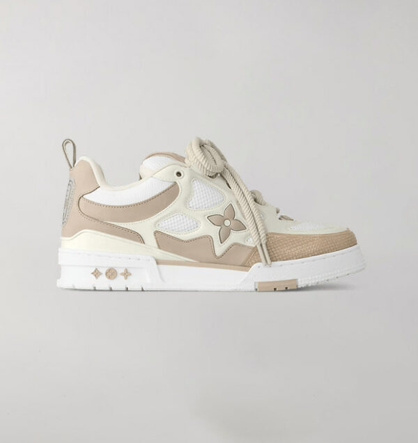 Skate Beige & White
