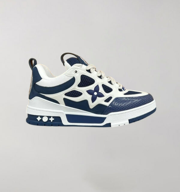 Skate Blue & White