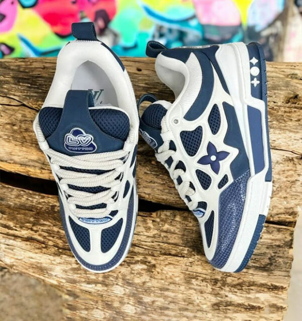 Skate Blue & White - Image 6