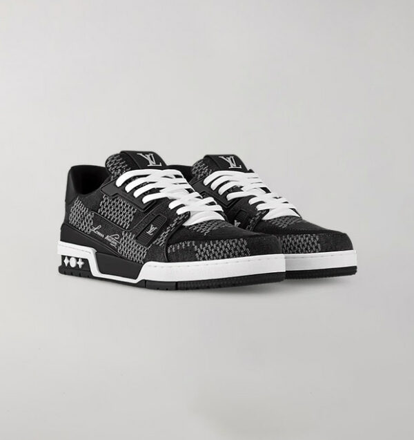 Trainer Black Damier Denim - Image 2