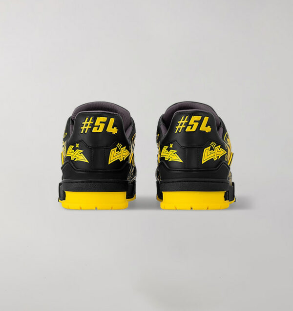 Trainer Black Yellow Graffiti - Image 5