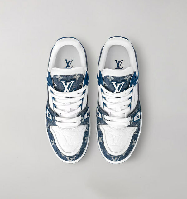 Trainer Denim White Blue - Image 3