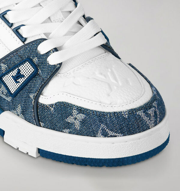 Trainer Denim White Blue - Image 4