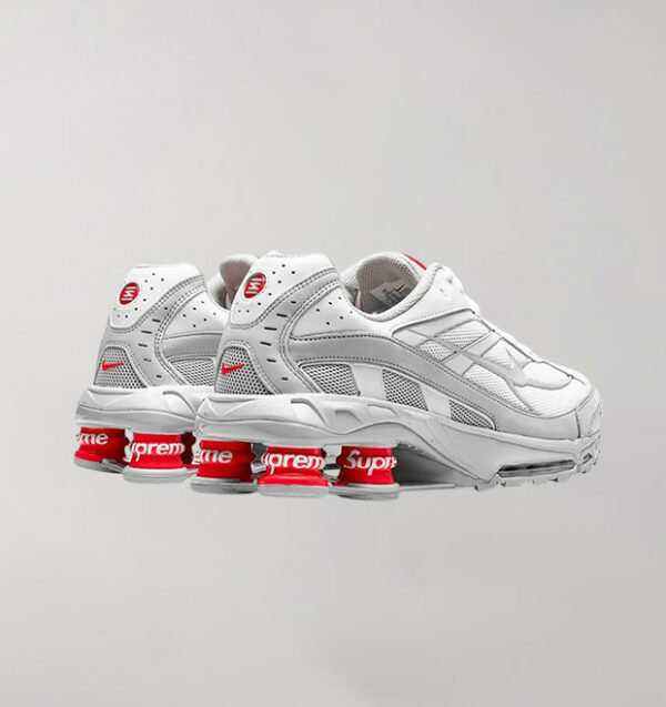 Supreme x Nike Shox Ride 2 White - Image 4