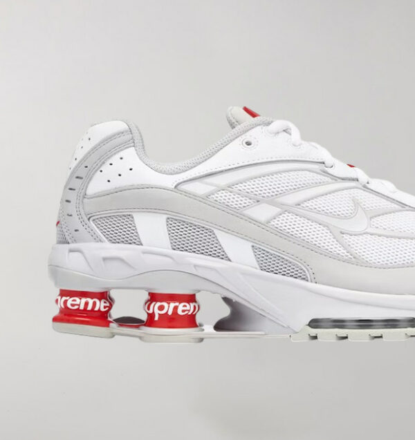 Supreme x Nike Shox Ride 2 White - Image 3