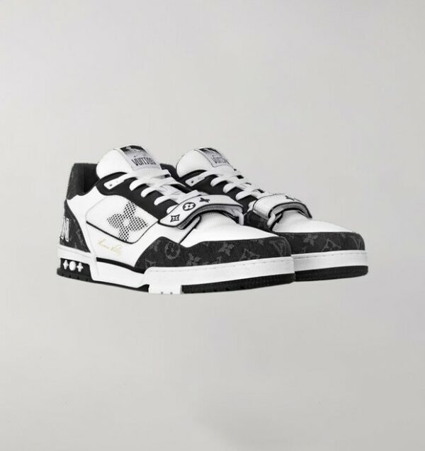 Louis Vuitton Trainer Monogram Denim Black - Image 2