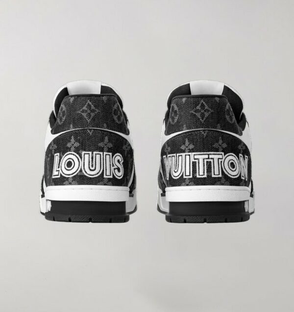 Louis Vuitton Trainer Monogram Denim Black - Image 3