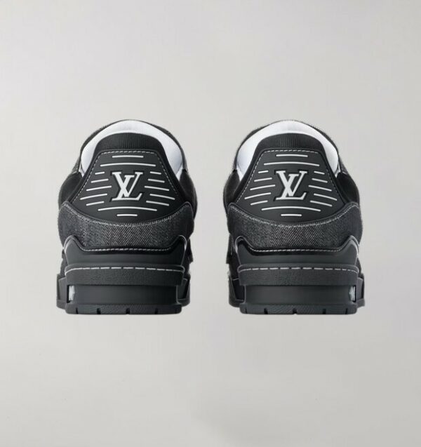 Louis Vuitton Trainer Black Denim - Image 4