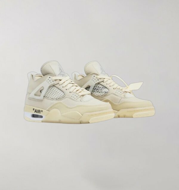 Air Jordan 4 Off-White Sail - Image 2