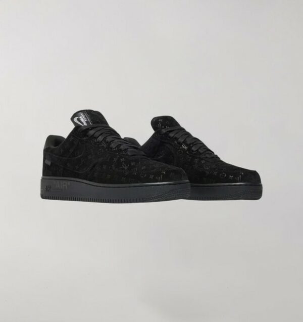Nike Air Force 1 x Louis Vuitton Black - Image 2