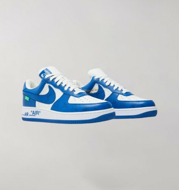 Nike Air Force 1 x Louis Vuitton Blue - Image 2