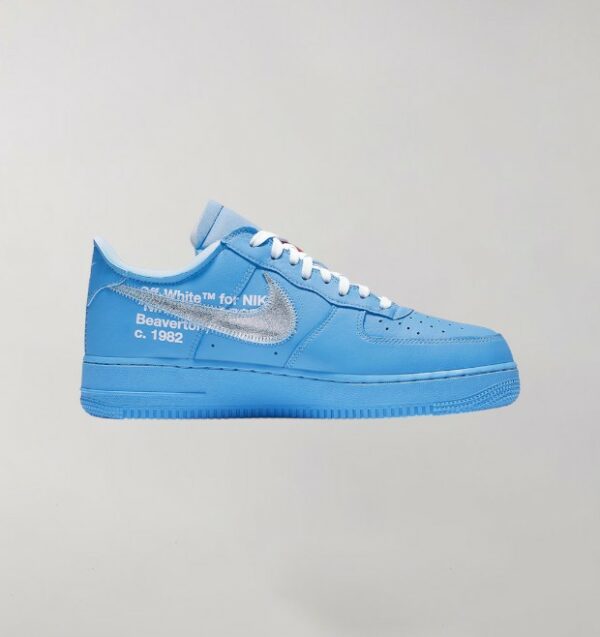 Nike Air Force 1 Off White MCA University Blue - Image 2