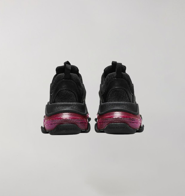 Balenciaga Triple S Black Pink Neon - Image 3