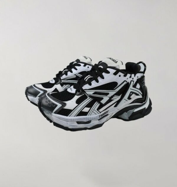 Balenciaga Runner Black & White - Image 2