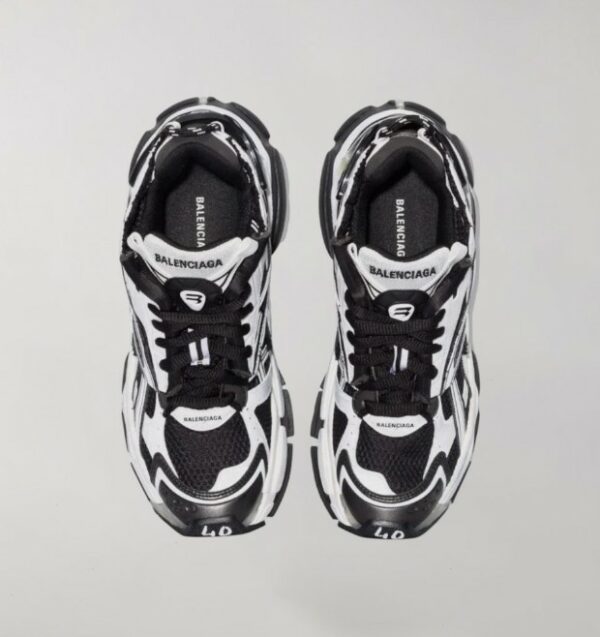 Balenciaga Runner Black & White - Image 4