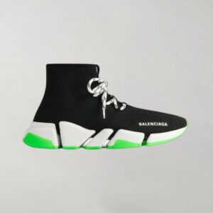 Balenciaga Speed 2.0 Black White Green