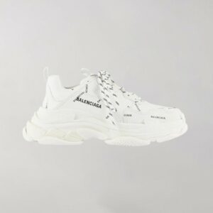 Balenciaga Triple S Logo Allover White