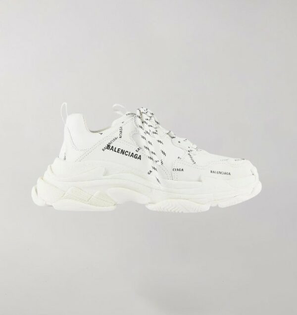 Balenciaga Triple S Logo Allover White