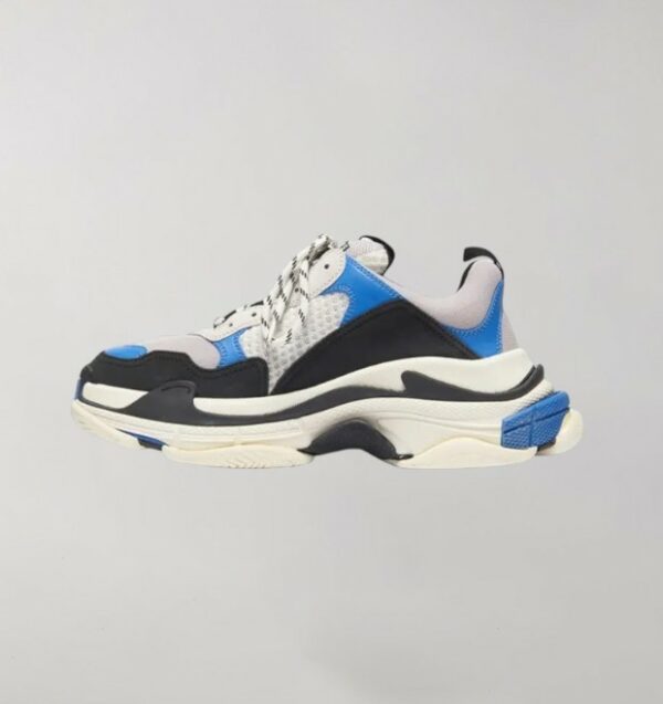 Balenciaga Triple S Black Blue - Image 2