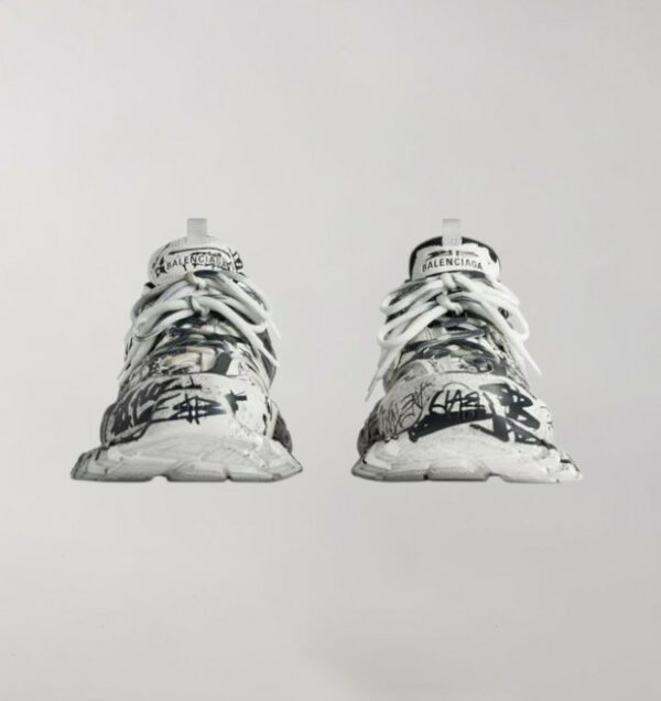 Balenciaga Track Graffiti White Black - Image 3