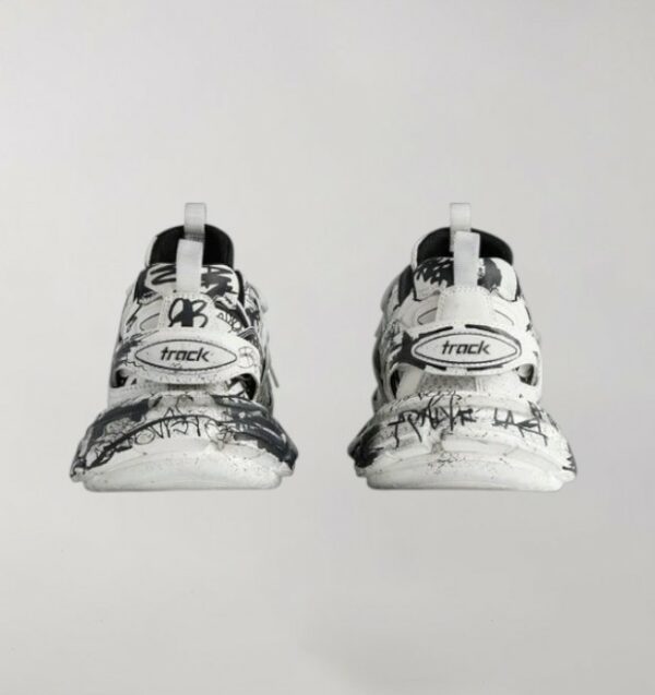 Balenciaga Track Graffiti White Black - Image 4