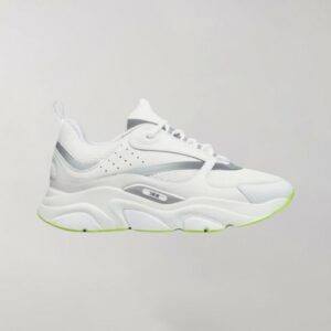 Dior B22 White Silver Fluo Green