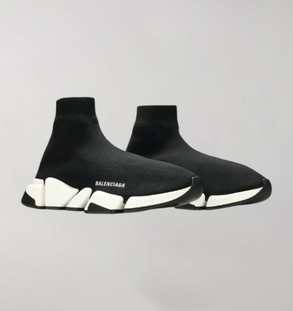 Balenciaga Speed 2.0 Black White - Image 2
