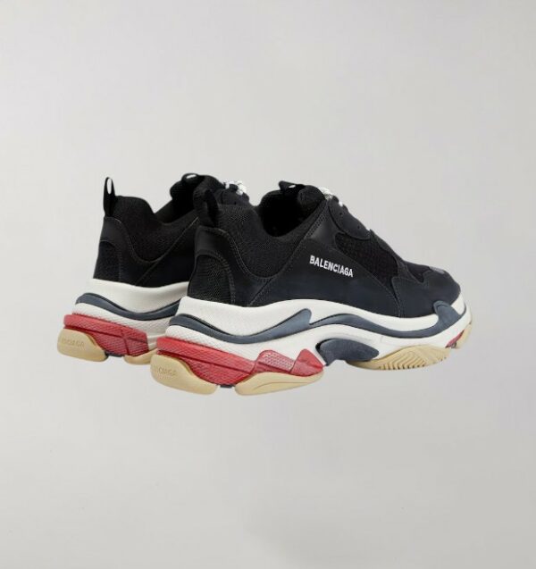 Balenciaga Triple S Black White Red - Image 3