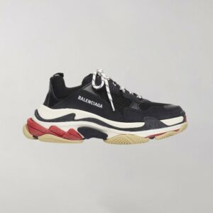 Balenciaga Triple S Black White Red