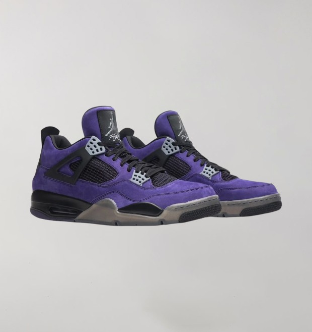 Air Jordan 4 Travis Scott Purple Suede - Image 2
