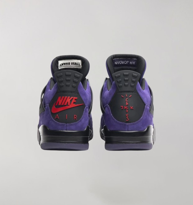 Air Jordan 4 Travis Scott Purple Suede - Image 3