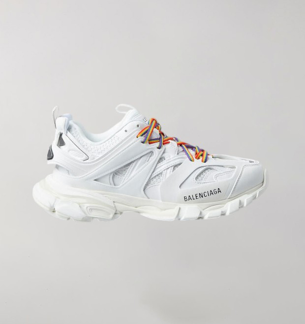 Balenciaga Track Rainbow White