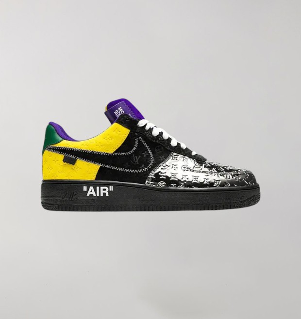 Nike Air Force 1 x Louis Vuitton Silver