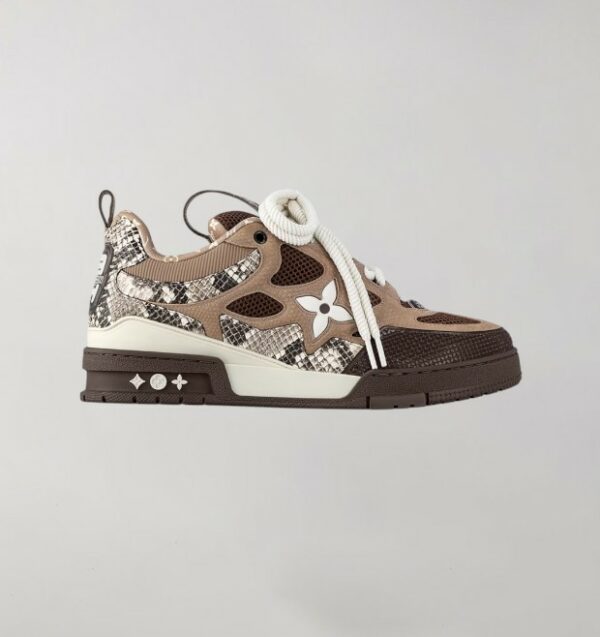 Louis Vuitton Skate Brown Snakeskin