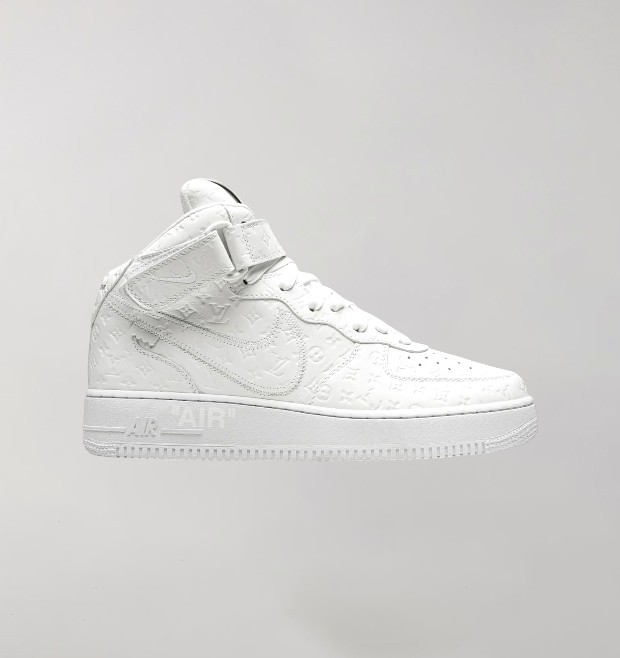Nike Air Force 1 Mid x Louis Vuitton White