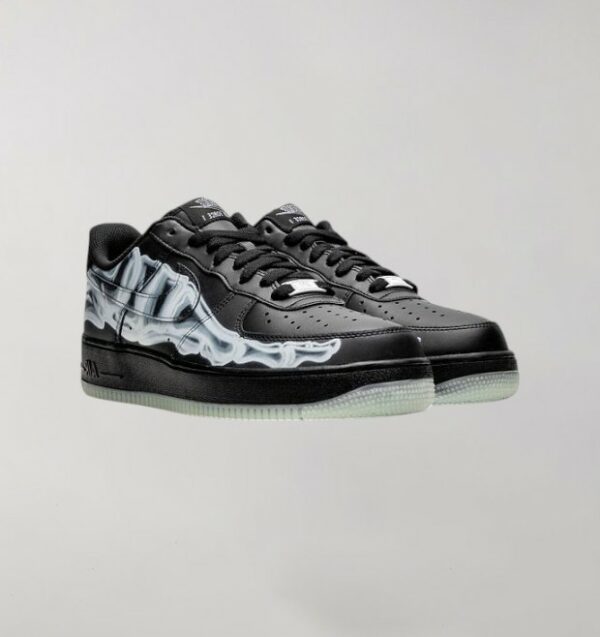 Nike Air Force 1 Black Skeleton - Image 2