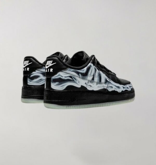 Nike Air Force 1 Black Skeleton - Image 3