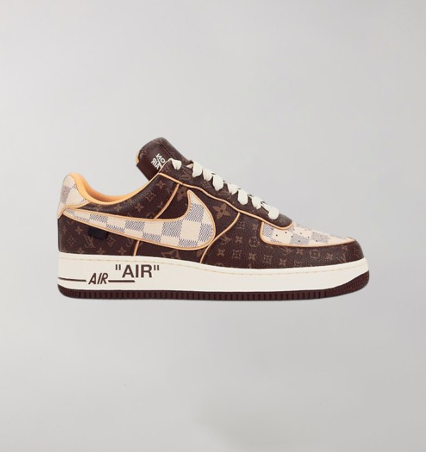 Nike Air Force 1 x Louis Vuitton Brown