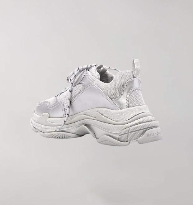 Balenciaga Triple S Metallic Silver - Image 3