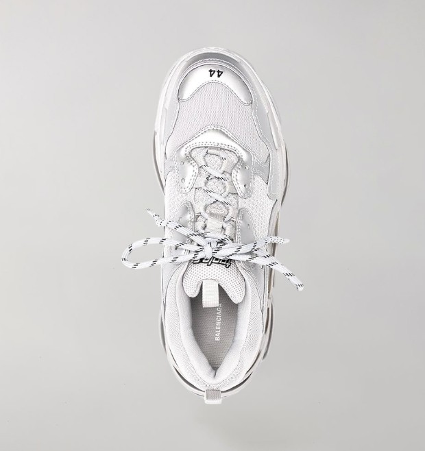 Balenciaga Triple S Metallic Silver - Image 4