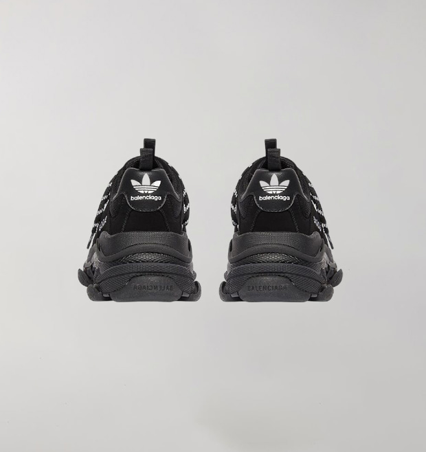 Balenciaga x Adidas Triple S Black – Image 3