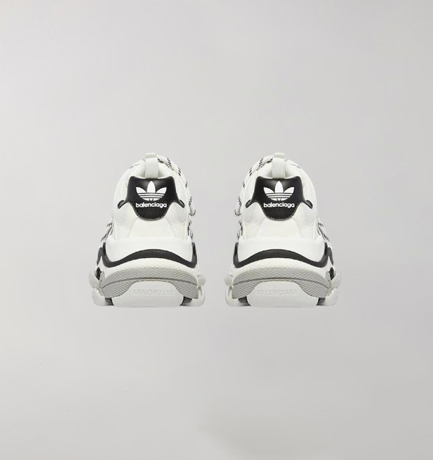 Balenciaga x Adidas Triple S White – Image 3