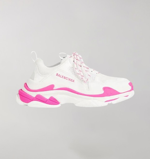 Balenciaga Triple S White Fluo Pink