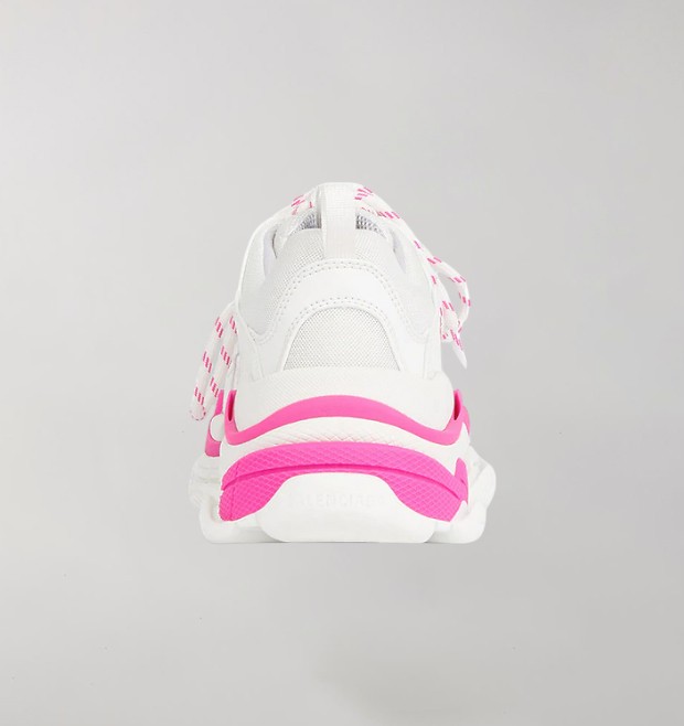 Balenciaga Triple S White Fluo Pink - Image 3