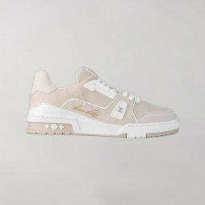 Louis Vuitton Trainer Beige Monogram Denim